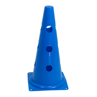 Cone de plástico 38cm com furos Pista e Campo