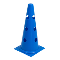 Cone de plástico 38cm com furos Pista e Campo