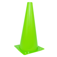 Cone de sinalização de plástico 30cm Pista e Campo