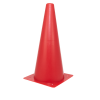 Cone de sinalização de plástico 30cm Pista e Campo