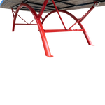 Mesa de tênis de mesa outdoor de fibra de vidro Pista e Campo