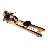 Simulador de remo Indoor A Base De Água Water Rower Madeira Pista E Campo