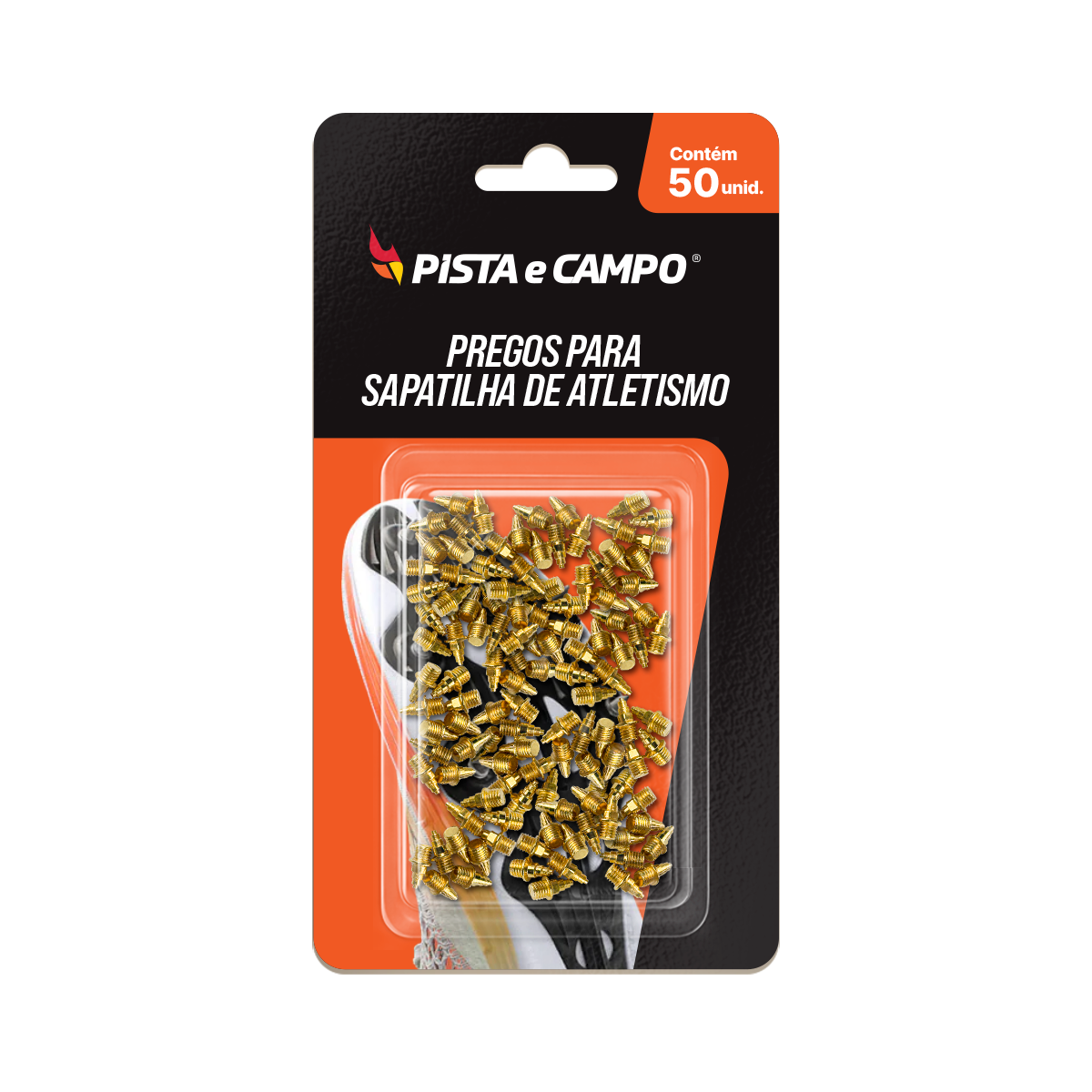 Pregos de Atletismo 6,4mm Árvore de Natal Dourado Pista e Campo