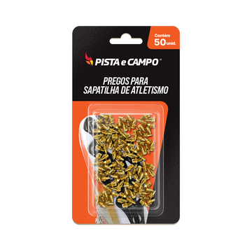 Pregos de Atletismo 6,4mm Árvore de Natal Dourado Pista e Campo