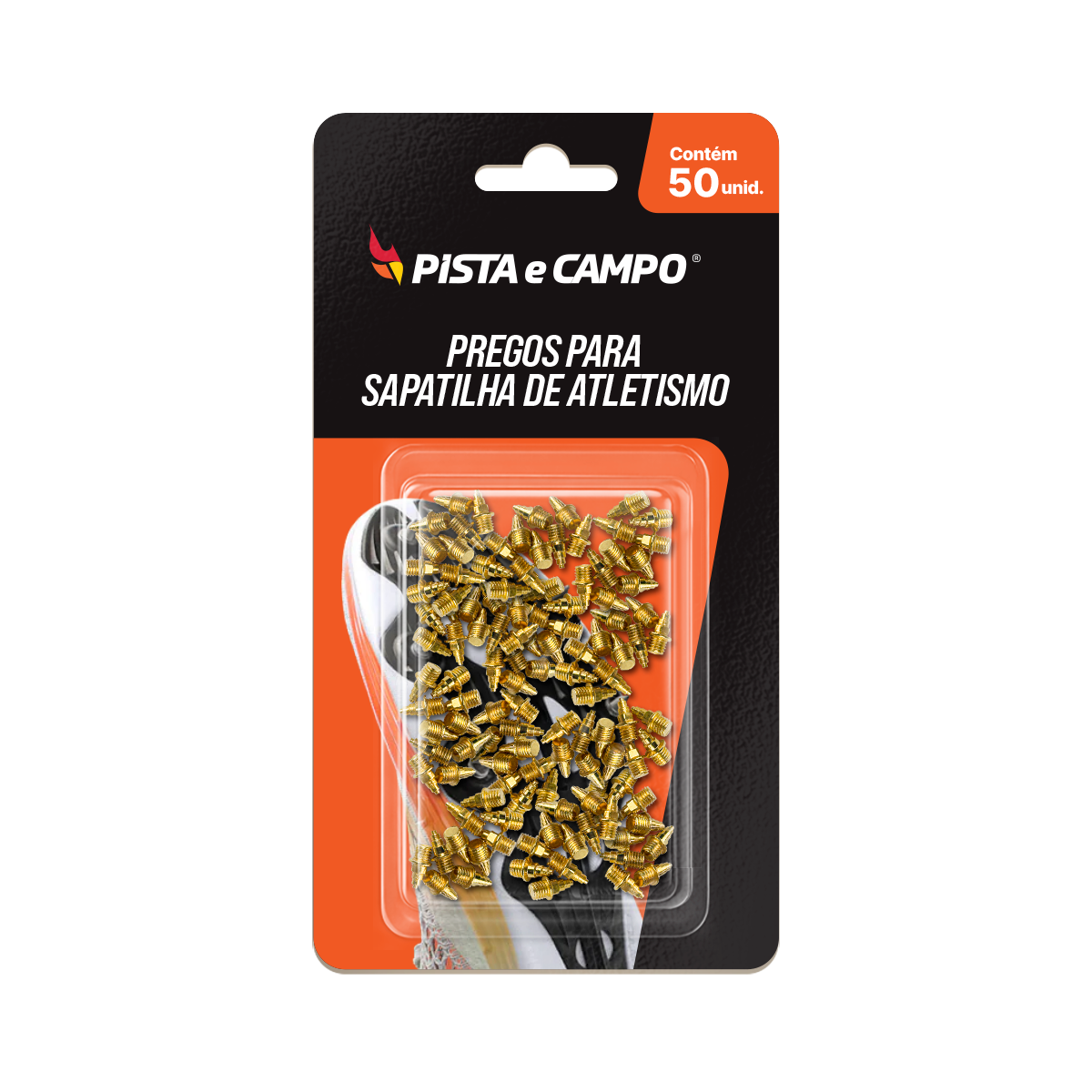 50 Pregos de Atletismo 6,4 mm Árvore de Natal Pista e Campo