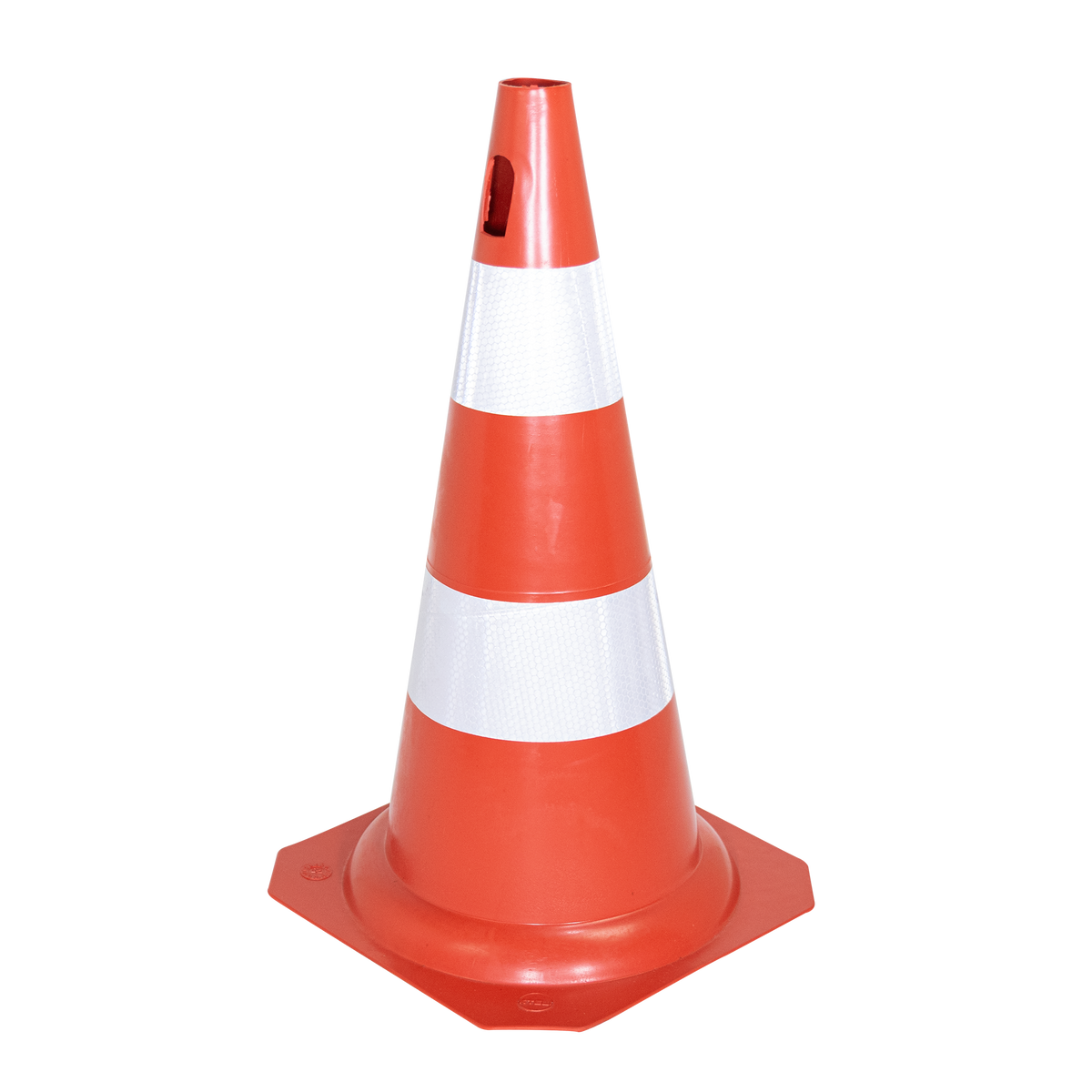 Cone de sinalização flexível (emborrachado) refletivo 50cm Kteli