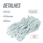 Rede oficial de basquete com fio 4mm Pista e Campo - und