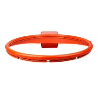 Aro oficial de basquete de aço retrátil (com amortecedor) modelo profissional Pista e Campo