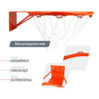 Aro oficial de basquete de aço oficial Pista e Campo