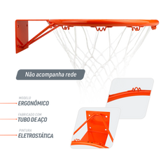 Aro oficial de basquete de aço oficial Pista e Campo