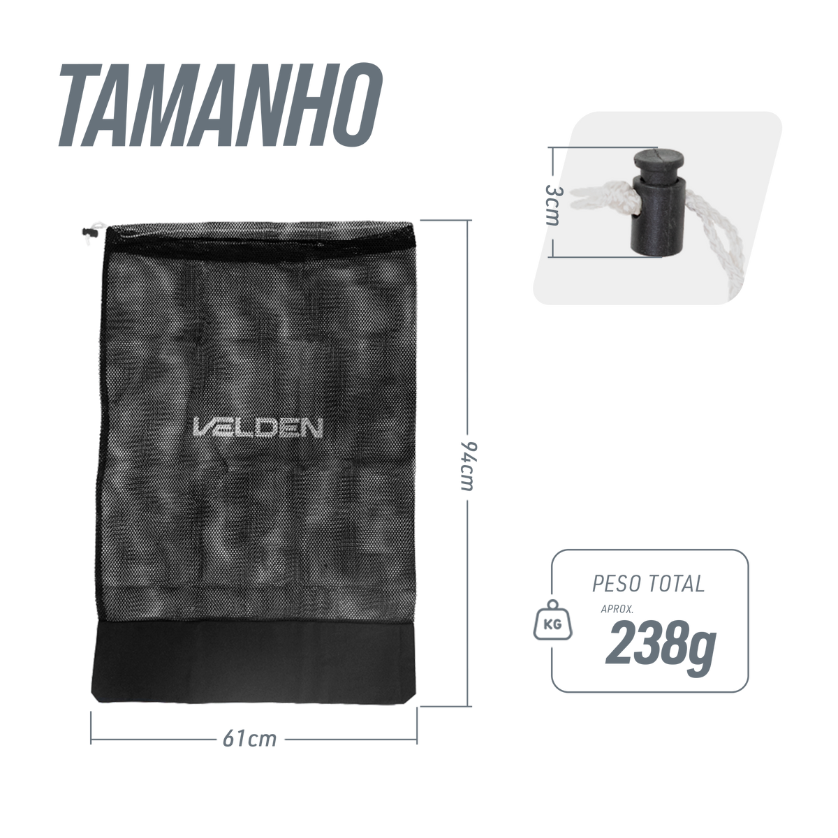Bolsa sacola para transporte de bolas Velden
