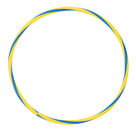 Arco e bambolê com cores em espiral 75cm de diâmetro Pista e Campo