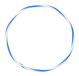 Arco e bambolê com cores em espiral 75cm de diâmetro Pista e Campo