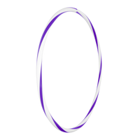 Arco e bambolê com cores em espiral 75cm de diâmetro Pista e Campo