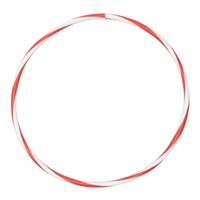 Arco e bambolê com cores em espiral 75cm de diâmetro Pista e Campo