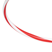 Arco e bambolê com cores em espiral 75cm de diâmetro Pista e Campo