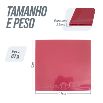 Borracha Giant Dragon Superspin G3 2,2mm Aprovada ITTF