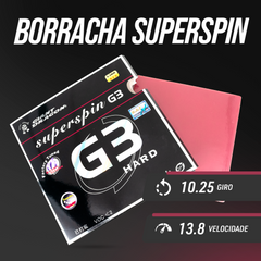 Borracha Giant Dragon Superspin G3 2,2mm Aprovada ITTF
