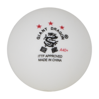 Bolinhas Tênis de Mesa Giant Dragon 3 Estrelas ITTF ABS 40+ 6un
