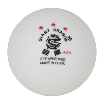 Bolinhas Tênis de Mesa Giant Dragon 3 Estrelas ITTF ABS 40+ 6un