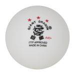 Bolinhas Tênis de Mesa Giant Dragon 3 Estrelas ITTF ABS 40+ 6un