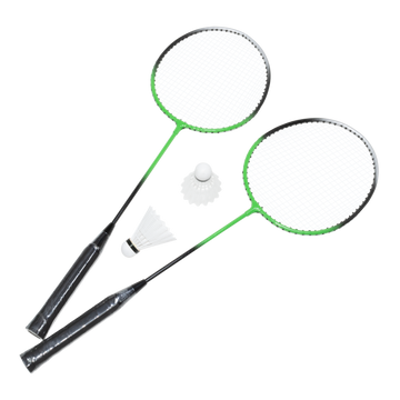 Kit de Badminton Recreativo 2 Raquetes e 2 Volantes de Nylon Loire