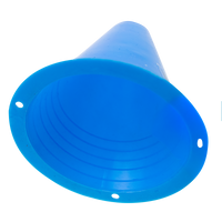 Cone de sinalização de plástico 8cm Pista e Campo