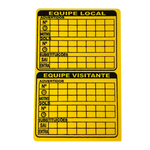 Cartão de árbitro oficial para futebol de campo - Par