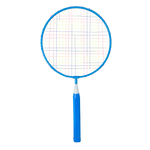Kit de badminton infantil com 02 raquetes de aço, 01 volante e 01 bola de espuma Loire