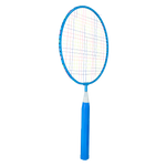 Kit de badminton infantil com 02 raquetes de aço, 01 volante e 01 bola de espuma Loire