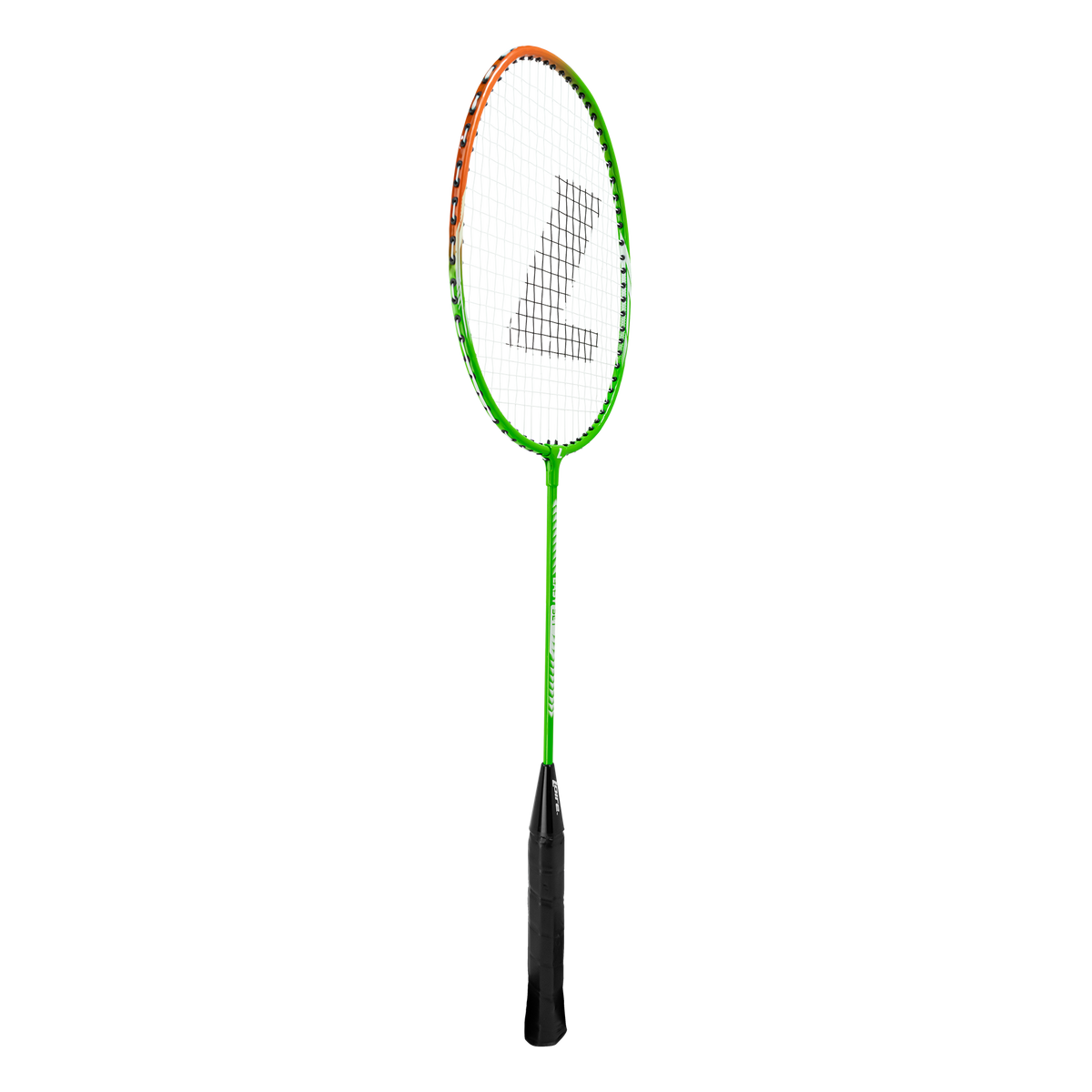 Kit Badminton 2 Raquetes de Aço e 3 Volantes de Nylon Loire - Laranja e Verde
