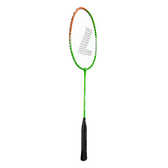 Kit Badminton 2 Raquetes de Aço e 3 Volantes de Nylon Loire - Laranja e Verde