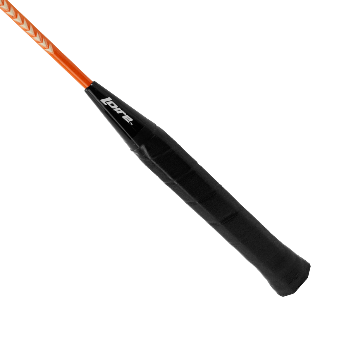 Kit Badminton 2 Raquetes de Aço e 3 Volantes de Nylon Loire - Laranja e Verde