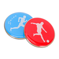 Moeda de árbitro de futebol para sorteio Pista e Campo