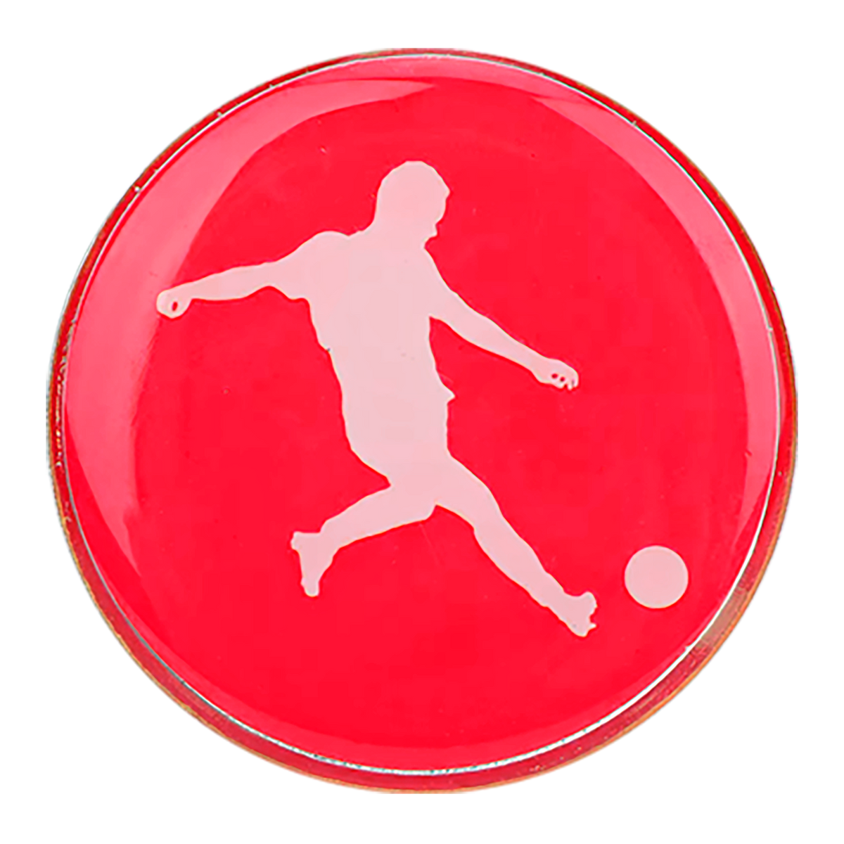 Moeda de árbitro de futebol para sorteio Pista e Campo