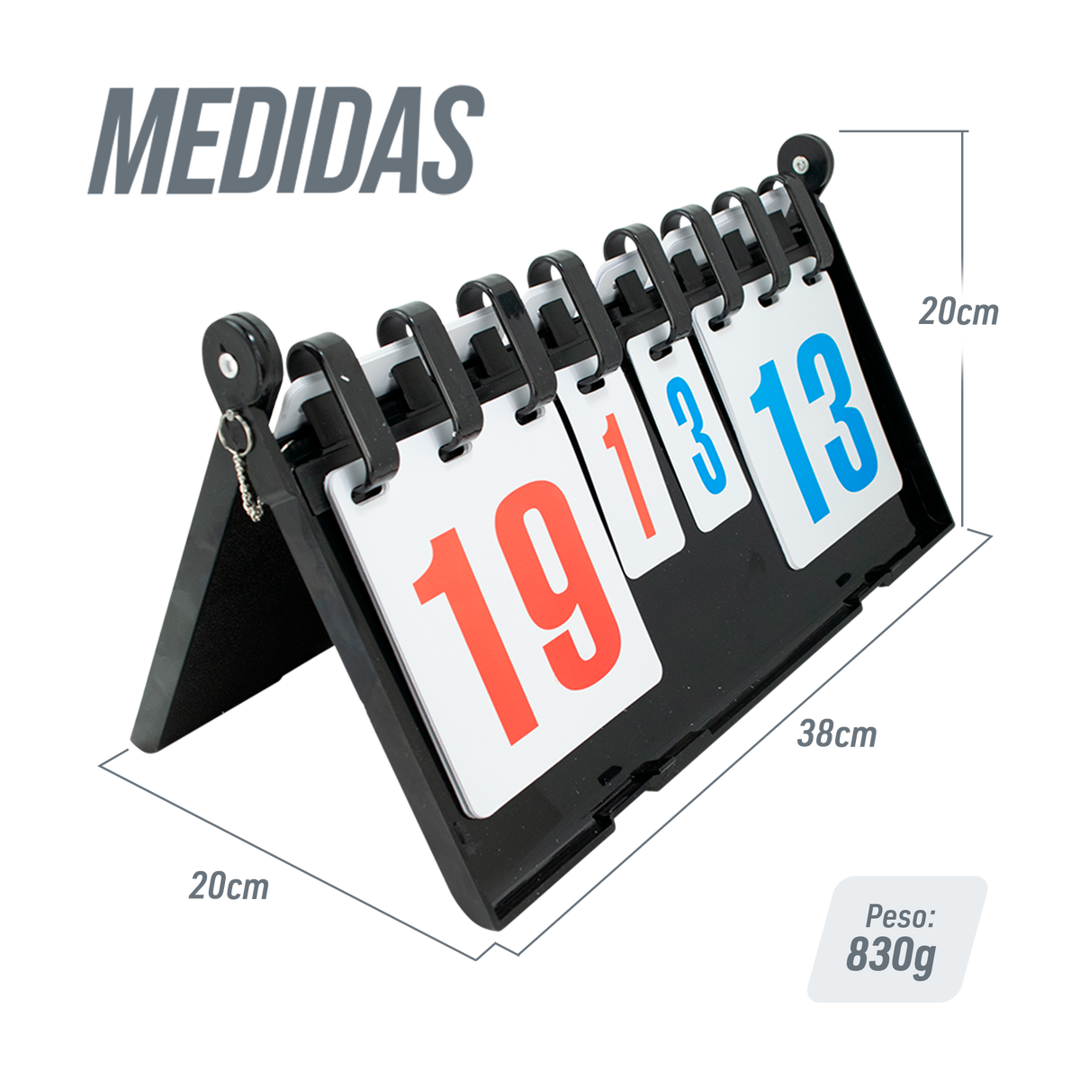 Placar Plástico até 9 Sets para Tênis de Mesa Jintai
