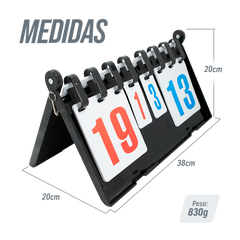 Placar Plástico até 9 Sets para Tênis de Mesa Jintai
