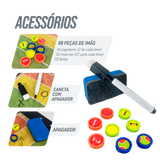 Prancheta tática magnética com caneta para treinamento de esportes de praia Pista e Campo