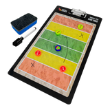 Prancheta tática magnética com caneta para treinamento de esportes de praia Pista e Campo
