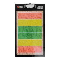 Prancheta tática magnética com caneta para treinamento de esportes de praia Pista e Campo