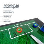 Prancheta tática magnética dupla face com caneta para treinamento de Futebol Society Pista e Campo