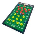 Prancheta tática magnética dupla face com caneta para treinamento de Futebol Society Pista e Campo