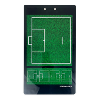 Prancheta tática magnética dupla face com caneta para treinamento de Futebol Society Pista e Campo