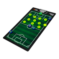 Prancheta tática magnética dupla face com caneta para treinamento de Futebol Pista e Campo