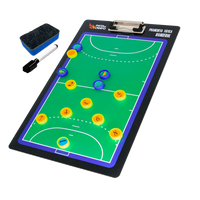 Prancheta tática magnética dupla face com caneta para treinamento de Handebol Pista e Campo