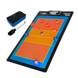Prancheta tática magnética dupla face com caneta para treinamento de Voleibol Pista e Campo