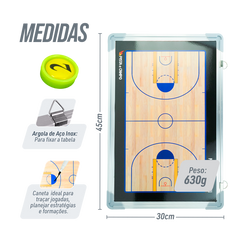 Quadro Tático de Basquete Magnético Velden