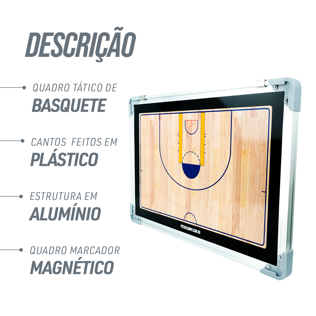Quadro Tático de Basquete Magnético Velden
