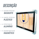 Quadro Tático de Basquete Magnético Velden
