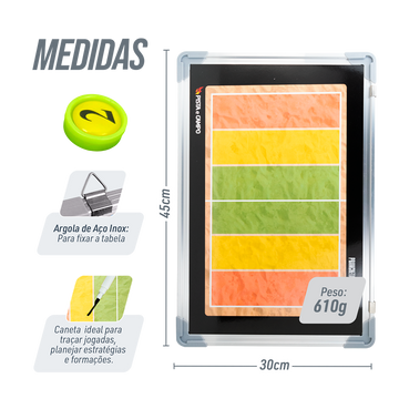 Quadro Tático de Esportes de Areia Magnético Velden